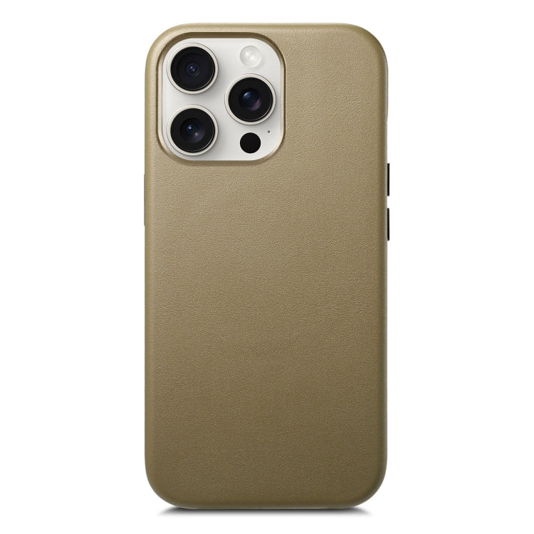 For iPhone 16 Electroplated Metal Button Shockproof Phone Case