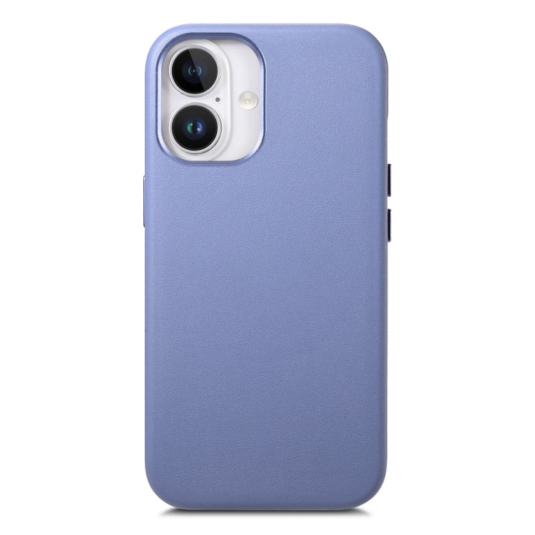 For iPhone 16 Electroplated Metal Button Shockproof Phone Case