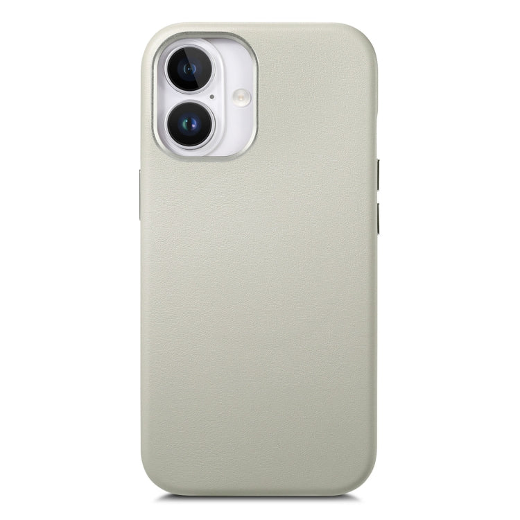 For iPhone 16 Electroplated Metal Button Shockproof Phone Case