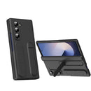 Bazher Shell Film Integrated Holder Shockproof Phone Case, For Galaxy Z Fold8 5G, For Galaxy Z Fold8 Ultra 5G, For Galaxy Z TriFold, For Galaxy Z Fold7 5G, For Galaxy Z Fold6 5G, For Galaxy Z Fold5 5G