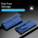 Bazher Shell Film Integrated Holder Shockproof Phone Case, For Galaxy Z Fold4, For Galaxy Z Fold3 5G