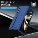 Bazher Shell Film Integrated Holder Shockproof Phone Case, For Galaxy Z Fold4, For Galaxy Z Fold3 5G