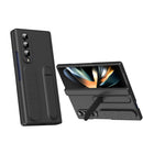 Bazher Shell Film Integrated Holder Shockproof Phone Case, For Galaxy Z Fold4, For Galaxy Z Fold3 5G