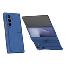 Bazher Shell Film Integrated Holder Shockproof Phone Case, For Galaxy Z Fold8 5G, For Galaxy Z Fold8 Ultra 5G, For Galaxy Z TriFold, For Galaxy Z Fold7 5G, For Galaxy Z Fold6 5G, For Galaxy Z Fold5 5G