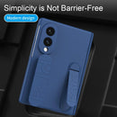 Bazher Shell Film Integrated Holder Shockproof Phone Case, For Galaxy Z Fold8 5G, For Galaxy Z Fold8 Ultra 5G, For Galaxy Z TriFold, For Galaxy Z Fold7 5G, For Galaxy Z Fold6 5G, For Galaxy Z Fold5 5G
