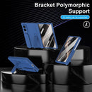 Bazher Shell Film Integrated Holder Shockproof Phone Case, For Galaxy Z Fold8 5G, For Galaxy Z Fold8 Ultra 5G, For Galaxy Z TriFold, For Galaxy Z Fold7 5G, For Galaxy Z Fold6 5G, For Galaxy Z Fold5 5G