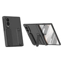 Bazher Shell Film Integrated Holder Shockproof Phone Case, For Galaxy Z Fold8 5G, For Galaxy Z Fold8 Ultra 5G, For Galaxy Z TriFold, For Galaxy Z Fold7 5G, For Galaxy Z Fold6 5G, For Galaxy Z Fold5 5G