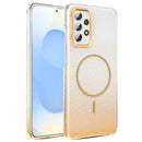 Glitter Gradient MagSafe Shockproof Phone Case For Samsung Galaxy A32 4G