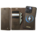 CaseMe C49 MagSafe RFID Blocking Detachable Wallet Leather Phone Case, For iPhone 12 / 12 Pro