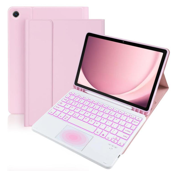 Touch Bluetooth Colourful Backlit Keyboard Case, Samsung Galaxy Tab S9 FE+