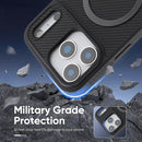 Carbon Fiber MagSafe Phone Case For iPhone 17 Pro