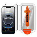 Easy Install Box Dust-Free Screen-Printed HD Tempered Glass Film, For iPhone 11 Pro Max, For iPhone 11, For iPhone 11 Pro, For iPhone XS, For iPhone XR, For iPhone XS Max, For iPhone X, For iPhone 17e / 16e