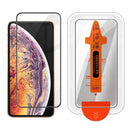 Easy Install Box Dust-Free Screen-Printed HD Tempered Glass Film, For iPhone 11 Pro Max, For iPhone 11, For iPhone 11 Pro, For iPhone XS, For iPhone XR, For iPhone XS Max, For iPhone X, For iPhone 17e / 16e