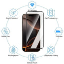 Easy Install Box Dust-Free Screen-Printed HD Tempered Glass Film, For iPhone 11 Pro Max, For iPhone 11, For iPhone 11 Pro, For iPhone XS, For iPhone XR, For iPhone XS Max, For iPhone X, For iPhone 17e / 16e