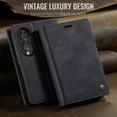 CaseMe 033 Calf Leather Lining Microfibre RFID Blocking Phone Case, For Galaxy Z Fold8 5G, For Galaxy Z Fold8 Ultra 5G