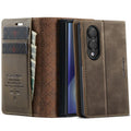CaseMe 033 Calf Leather Lining Microfibre RFID Blocking Phone Case, For Galaxy Z Fold8 5G, For Galaxy Z Fold8 Ultra 5G