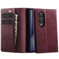 CaseMe 033 Calf Leather Lining Microfibre RFID Blocking Phone Case, For Galaxy Z Fold8 5G, For Galaxy Z Fold8 Ultra 5G