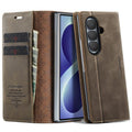 Leather Lining Microfibre RFID Blocking Phone Case For Galaxy Z Fold 8 Ultra 5G