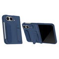 For iPhone Duo Shell Film Integrated Holder Shockproof Phone Case