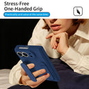 For iPhone Duo Shell Film Integrated Holder Shockproof Phone Case