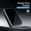 For iPhone Duo Shell Film Integrated Holder Shockproof Phone Case