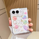 For iPhone Duo Cosmic Star Glitter Epoxy TPU Phone Case