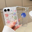 For iPhone Duo Cosmic Star Glitter Epoxy TPU Phone Case