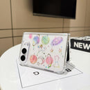 For iPhone Duo Cosmic Star Glitter Epoxy TPU Phone Case