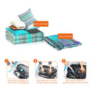 3 PCS Hot Vacuum Bag Storage Organizer Transparent Border Foldable Extra Large Seal Compressed Travel Saving Space Bags, 3 PCS 40 x 60cm, 3 PCS 60 x 80cm, 3 PCS 70 x 100cm, 3 PCS  80 x 110cm