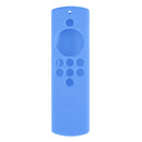 2 PCS Y19 Remote Control Silicone Protective Cover for Alexa Voice Remote Lite / Fire TV Stick Lite, Black, Red, Blue, Night Light Blue, Luminous Green