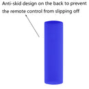 2 PCS Y19 Remote Control Silicone Protective Cover for Alexa Voice Remote Lite / Fire TV Stick Lite, Black, Red, Blue, Night Light Blue, Luminous Green