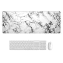 Desk Mat Marble Wear-Resistant Rubber Mouse Pad 2 Sizes