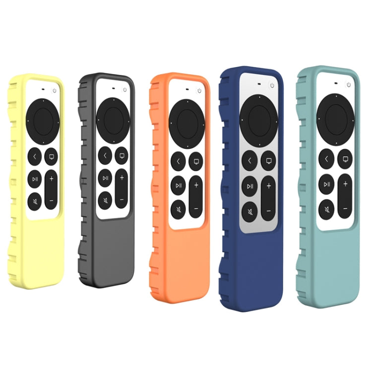 2 PCS Remote Control All-Inclusive Protective Cover, 4K(Yellow), 4K(Black), 4K(Dark Blue), 4K(Orange), 4K(Pink), 4K(Pine Green)