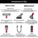 Vacuum Cleaner Accessories for Dyson V7 V8 V10 V11 V12 V15, 5 In 1, Soft Brush, Two -in -one Brush, 2 PCS Stain Brush, Mattress+Crevice+Stain Brush, 4 In 1 Set, Hose Set, 2 PCS Adapter, Bracket