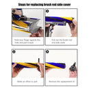 For Dyson V12 V15 Slim Vacuum Cleaner Direct Drive Brush Bar Soft Velvet Suction Head Brush