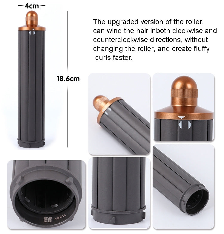 For Dyson Airwrap Hair Dryer i.d. / HS01 / HS05 / HD08 18.6 x 4cm Upgraded Long Curling Barrels Nozzle With Long Adapter Golden, 18.6cm 40mm Rose Red, 18.6cm 40mm  Golden, 18.6cm 40mm Short Adapter Golden, 18.6cm 40mm Short Adapter Rose Red������������...