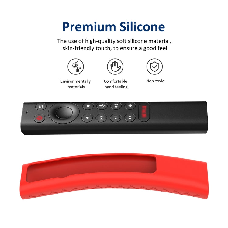 For NVIDIA Shield TV Pro 4K HDR Remote Control Silicone Case With Lanyard, YK010 Black, YK010 White, YK010 Red, YK010 Fluorescent Green, YK010 Sky Blue