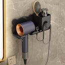 For Dyson Hair Dryer Wall-Mounted Holder Bathroom Shelf Storage Rack, Simple White, Simple  Black, Simple  Gray, Upgrade White, Upgrade Black, Upgrade Gray