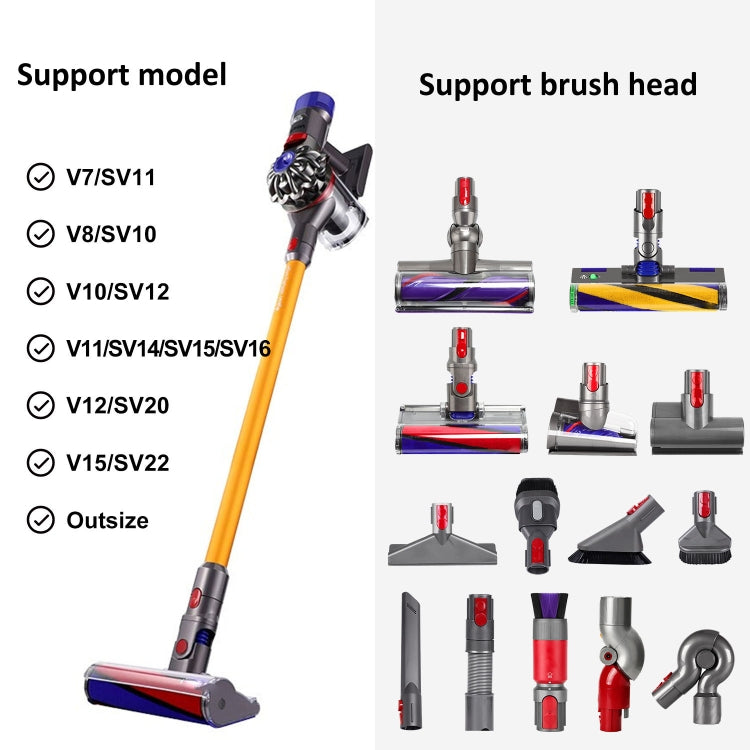 For Dyson V7 V8 V10 V11 V12 V15 Vacuum Cleaner Storage Rack Extension Bracket, Style 2