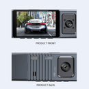 3 Camera Lens 3-inch IPS Screen WiFi Car Dash Cam 1080P Night Vision Dash Camera for Cars, 32G, 64G