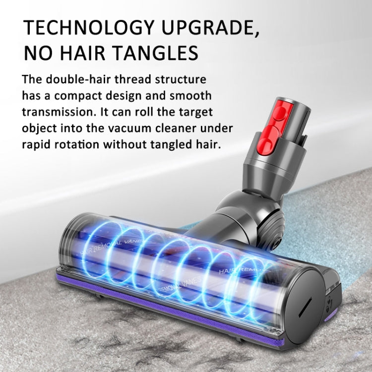 For Dyson V7 / V8 / V10 / V11 Vacuum Cleaner Soft Velvet Roller Direct Drive Brush Head, Motorhead