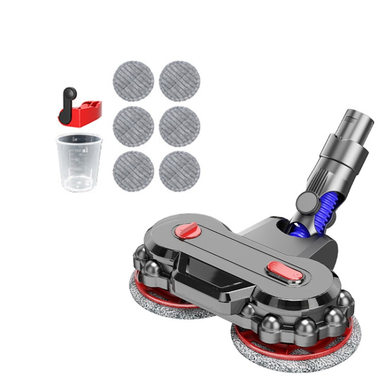 Vacuum Cleaner Electric Mop Head with Detachable Water Tank and 6 Mop Pads, For Dyson V7 / V8 / V10 / V11 / V15 / G5, For Dyson V6 / DC62, For Dyson V10 Slim / V12