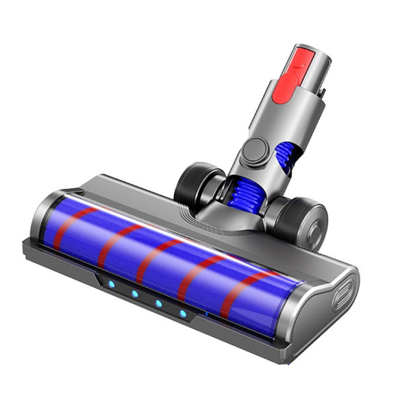 Vacuum Cleaner Soft Velvet Floor Brush Head with LED Lighting Independent Motor, For Dyson V7 V8 V10 V11 V15 V8 Slim, For Dyson V10 Slim V12 Slim, For Dyson V6