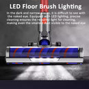 Vacuum Cleaner Soft Velvet Floor Brush Head with LED Lighting Independent Motor, For Dyson V7 V8 V10 V11 V15 V8 Slim, For Dyson V10 Slim V12 Slim, For Dyson V6