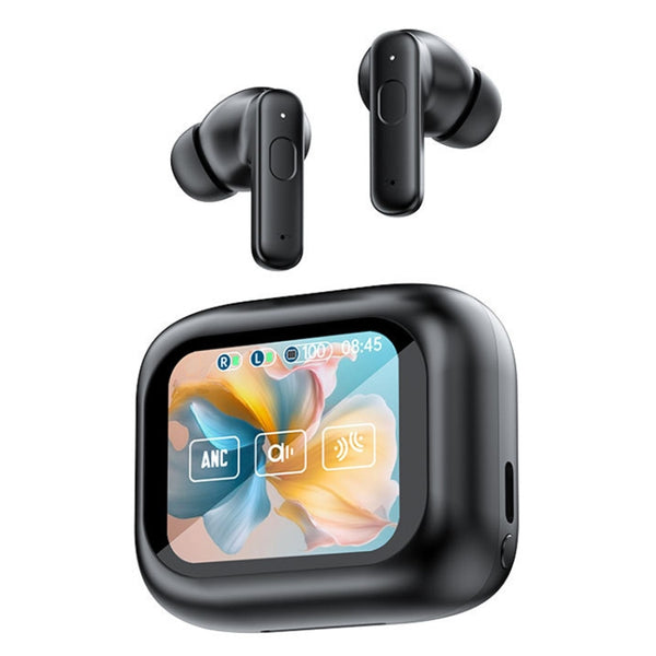 Full-colour Touch Screen ANC+ENC Noise Reduction Wireless Bluetooth Earphones