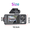 High-Definition Night Vision Driving Recorder, Dual Recording No WIFI, Triple Recording No WIFI, Triple Recording With WIFI Mobile Playback, Dual Recording 2K+720P+GPS Track+WIFI Mobile Playback