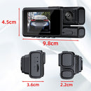 3 Lens HD 1080P Infrared Night Vision WIFI Mobile Phone Playback Driving Recorder