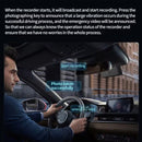 Mobile Phone WIFI Interconnection 2K Ultra-Clear Night Vision Hidden Driving Recorder, USB Short Line, Cigarette Lighter, Step-down Line