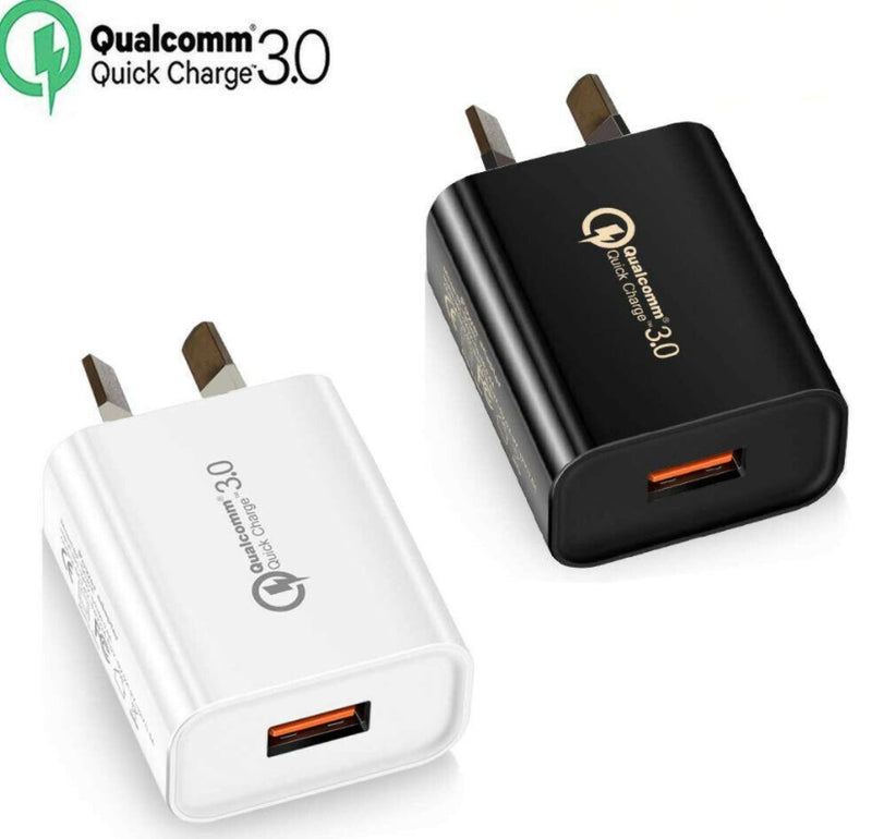 Qualcomm Quick Charge QC 3.0 Universal Super Fast USB 18W Wall Charger AU Plug