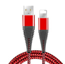 1M 2M Nylon Lightning to USB Fast Charging Cable For Apple Charger iPhone iPad